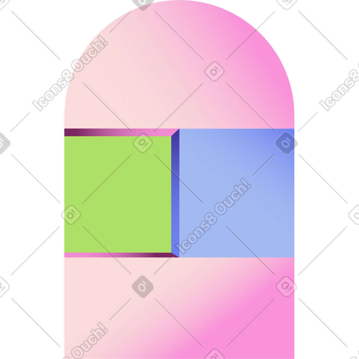 Illustration Cambre dans le style Levels à télécharger aux formats PNG, SVG