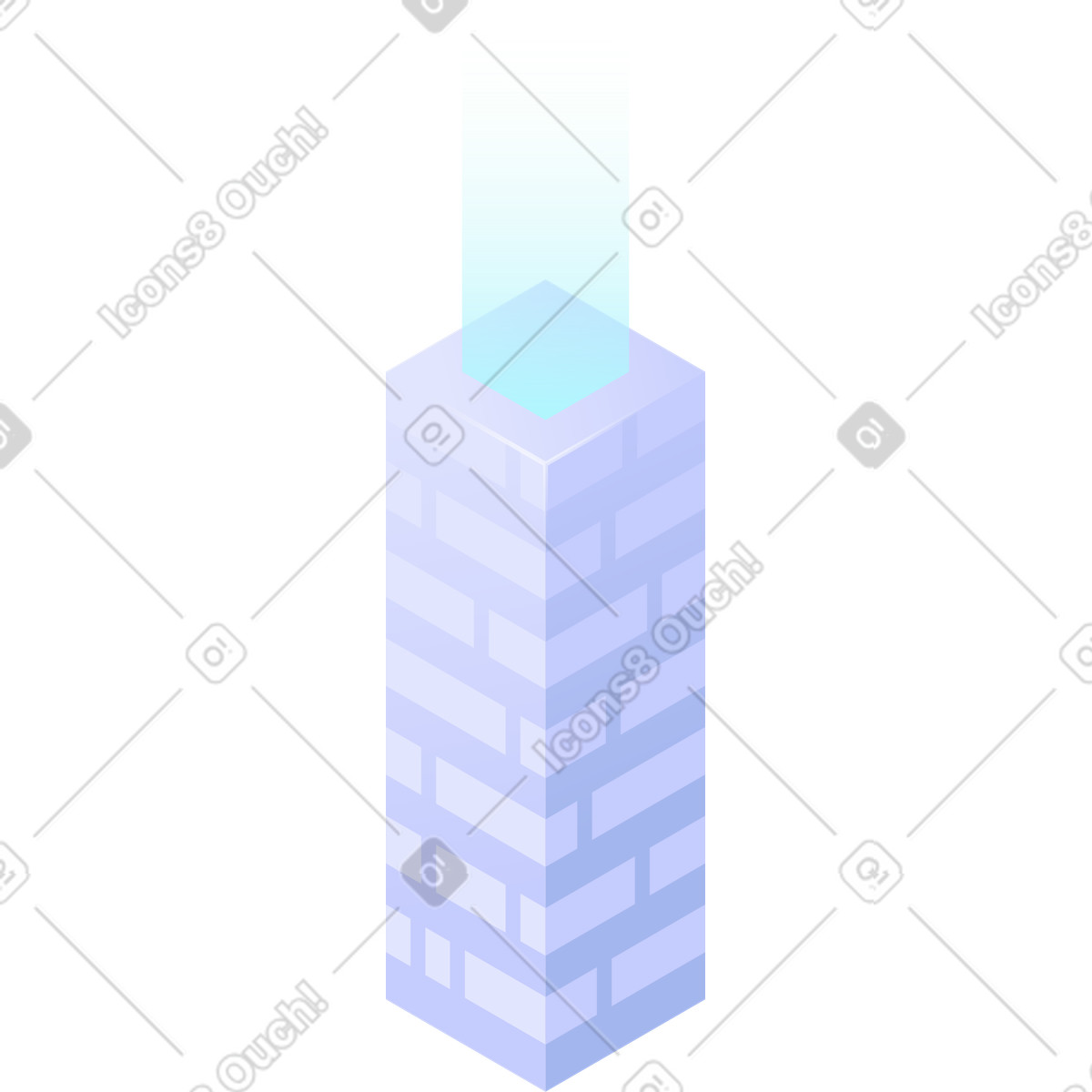 Isometric building illustration in PNG, SVG