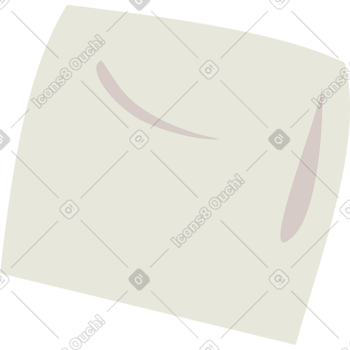 Cuscino illustrazione in stile Lagom scarica in PNG, SVG