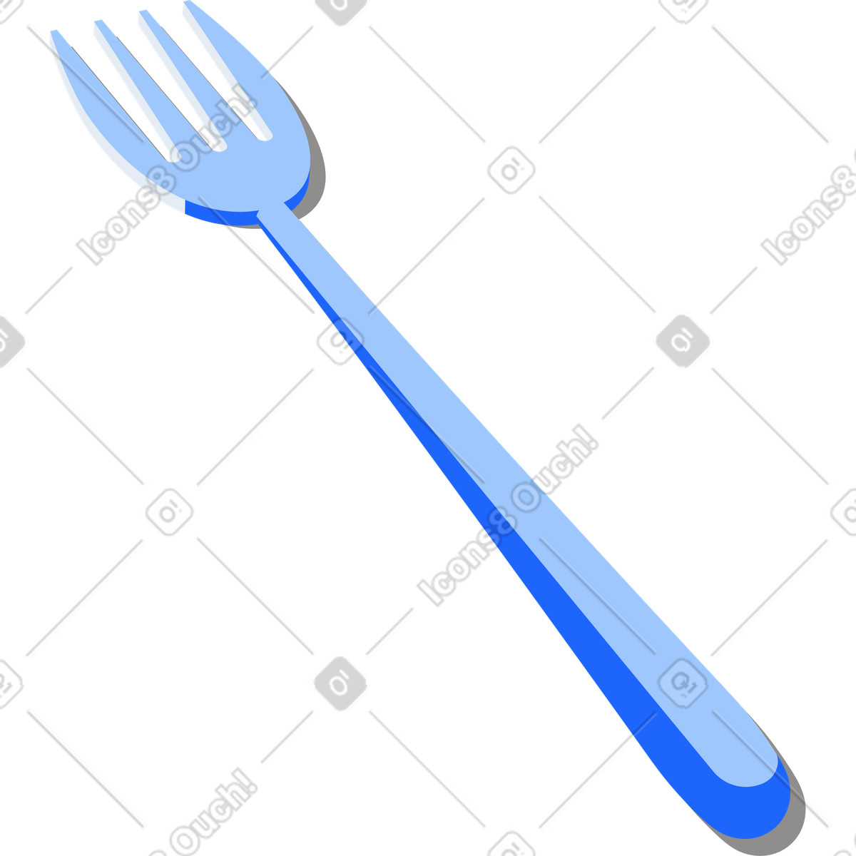 Иллюстрация Вилка в PNG и SVG