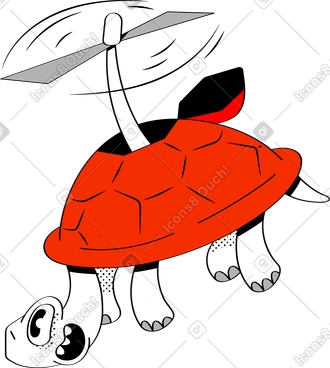 나는 거북이 PNG, SVG