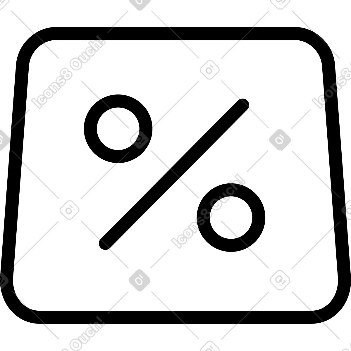 Percentuali illustrazione in stile Notes scarica in PNG, SVG