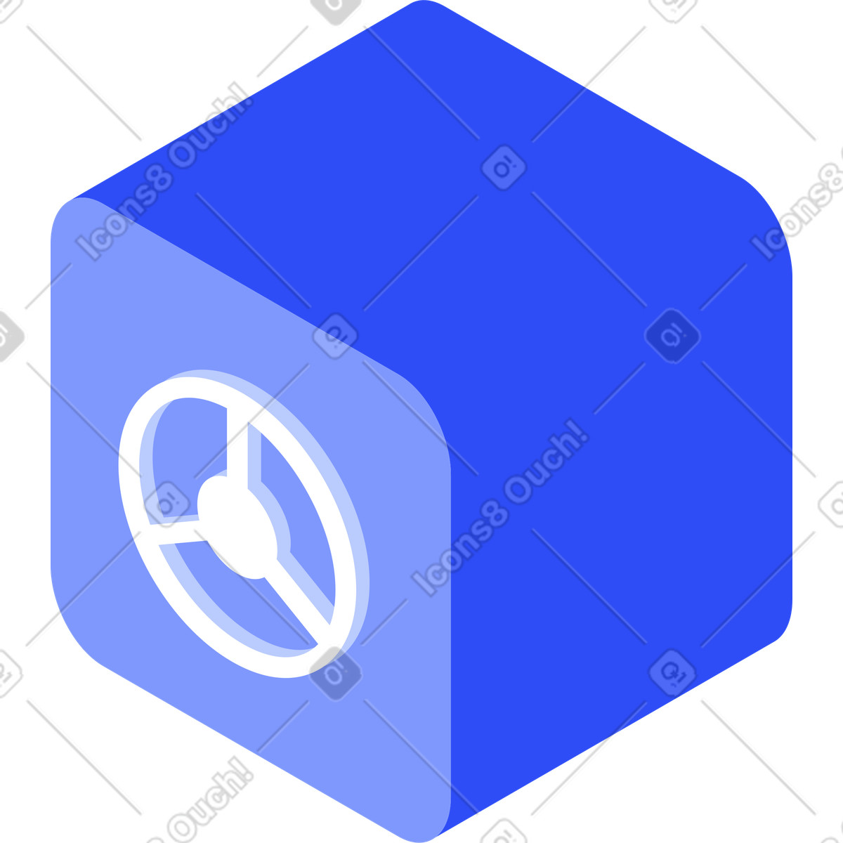 System スタイルの Bank safe strongbox icon for financial security and asset protection のイラストをPNG、SVG形式でダウンロード