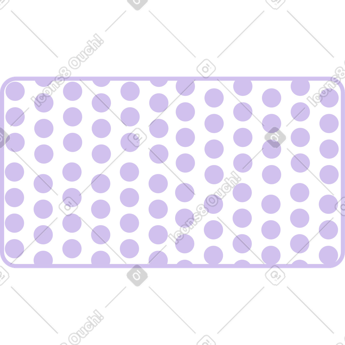 Ilustración Rectángulo de lunares en estilo Folks a descargar en PNG y SVG