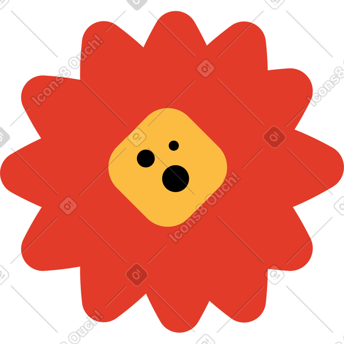 Illustration Fleur dans le style Burgundy à télécharger aux formats PNG, SVG