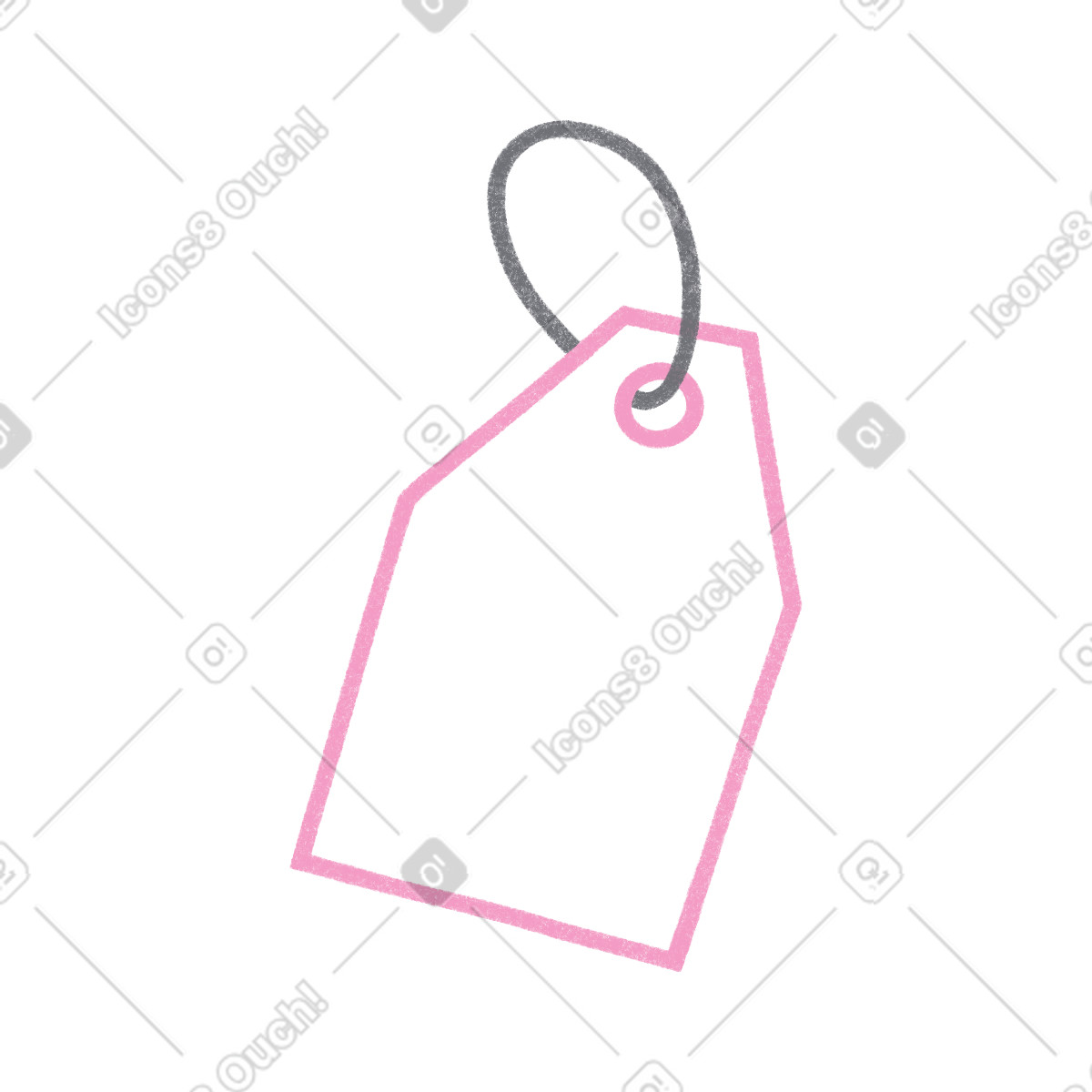 Etichetta rosa illustrazione in stile Tutti scarica in PNG, SVG