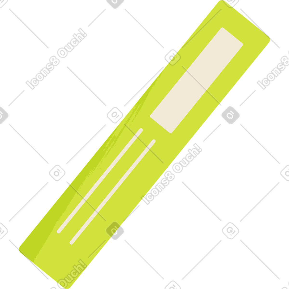 Ilustración Green slanting book en estilo Juicy a descargar en PNG y SVG