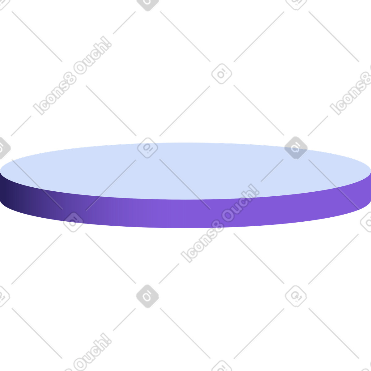 Ilustración Podio del cilindro en estilo Levels a descargar en PNG y SVG