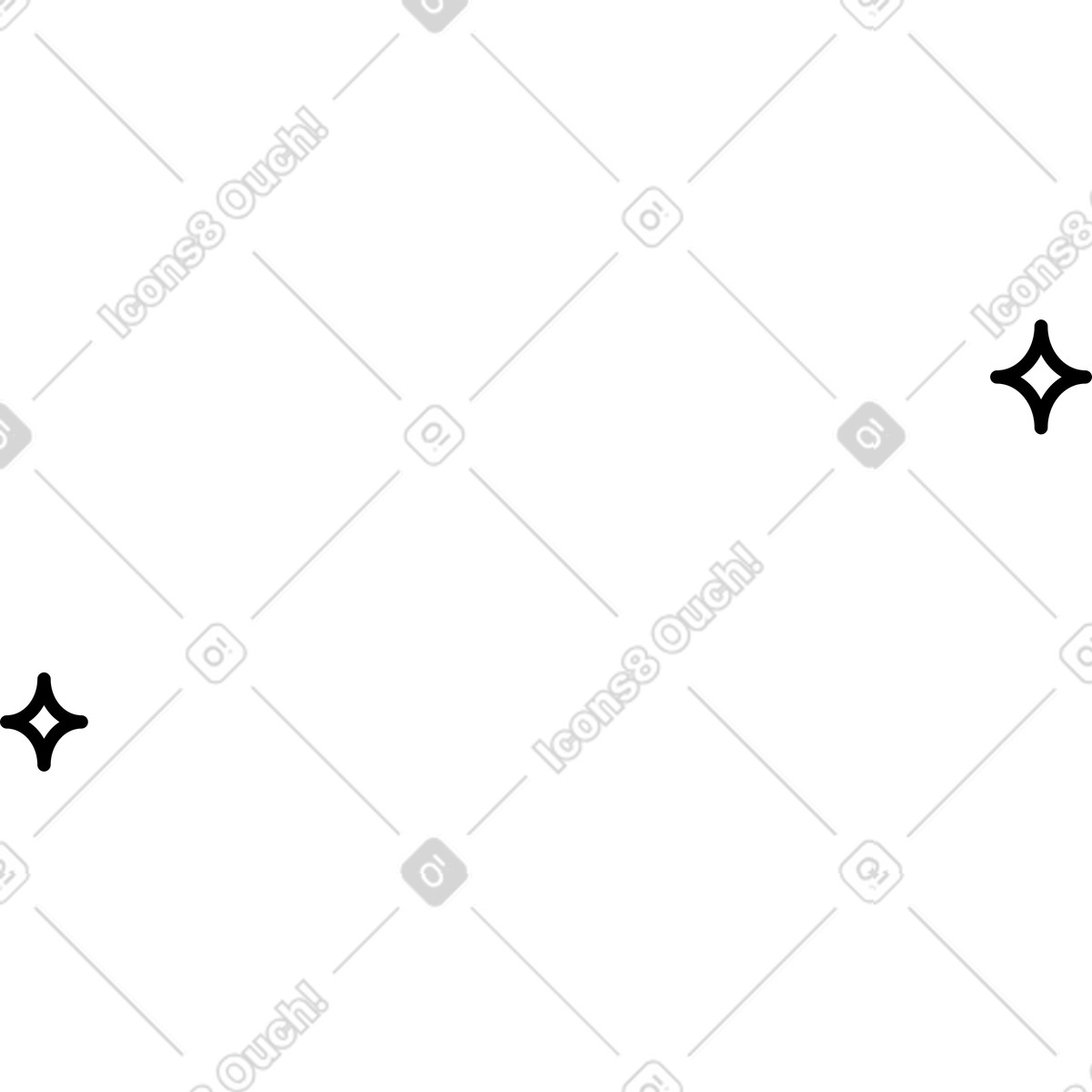 Ilustración Stars minimal sparkle shapes isolated on dark empty space en estilo Notion Line Art a descargar en PNG y SVG