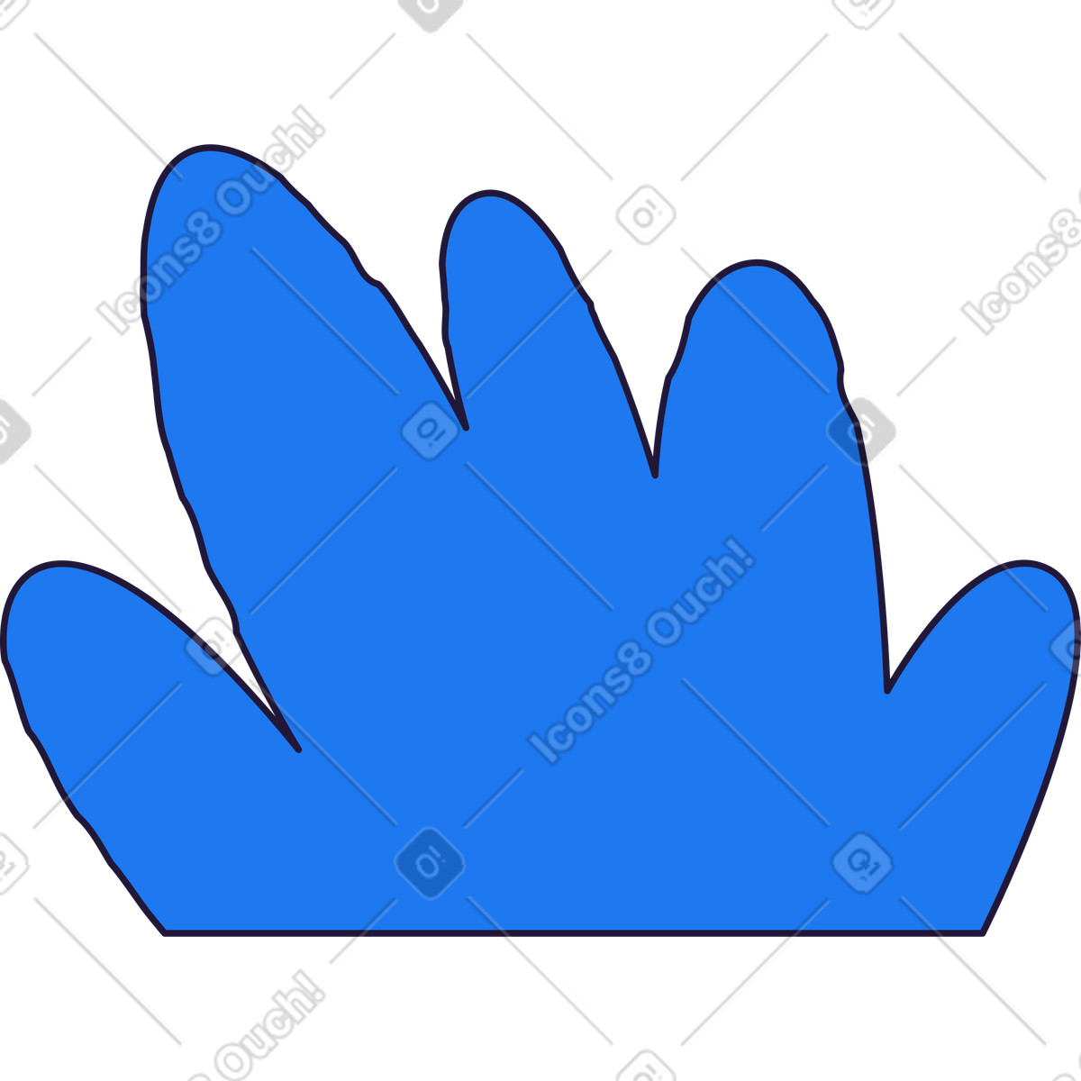 Conifer 스타일의 부시 일러스트레이션 PNG, SVG 다운로드