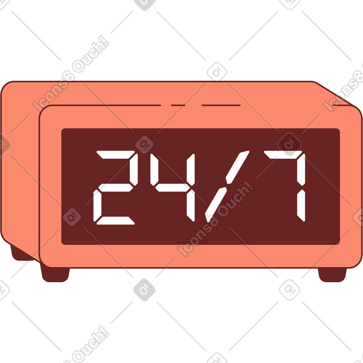 下载 Storyline 风格的 时钟 插画，支持 PNG、SVG 格式