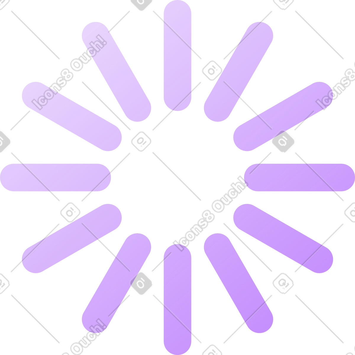 Cargando spinner illustration in Lucent style download in PNG, SVG