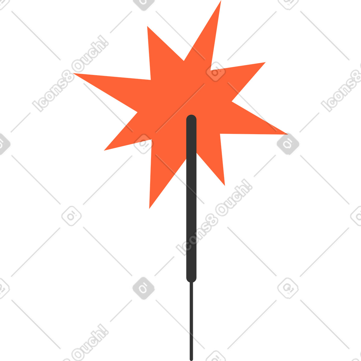 Ilustração de Diamante em no estilo Crayon para baixar em PNG, SVG