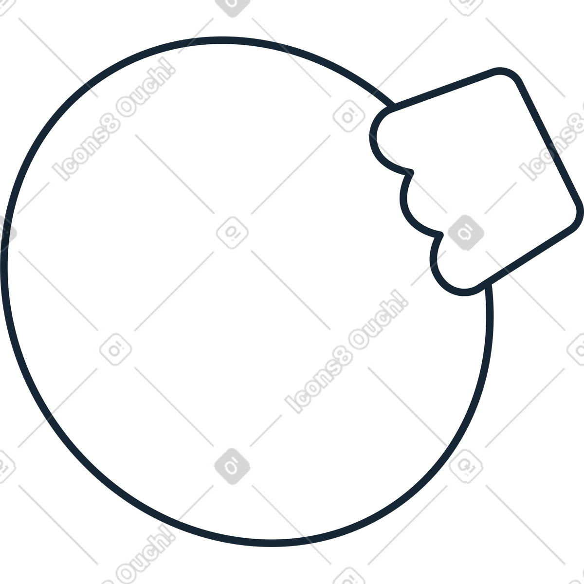 Ilustração de Bola branca natal em no estilo Indigo para baixar em PNG, SVG
