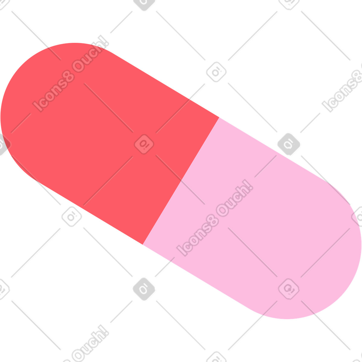 Ilustración Cápsula en estilo Florid a descargar en PNG y SVG