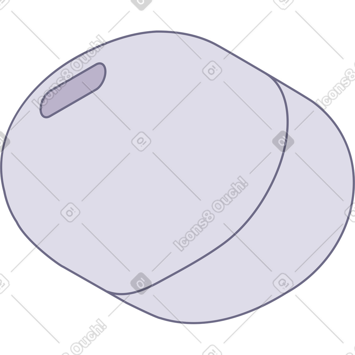 Earbuds case illustration in Modul style download in PNG, SVG