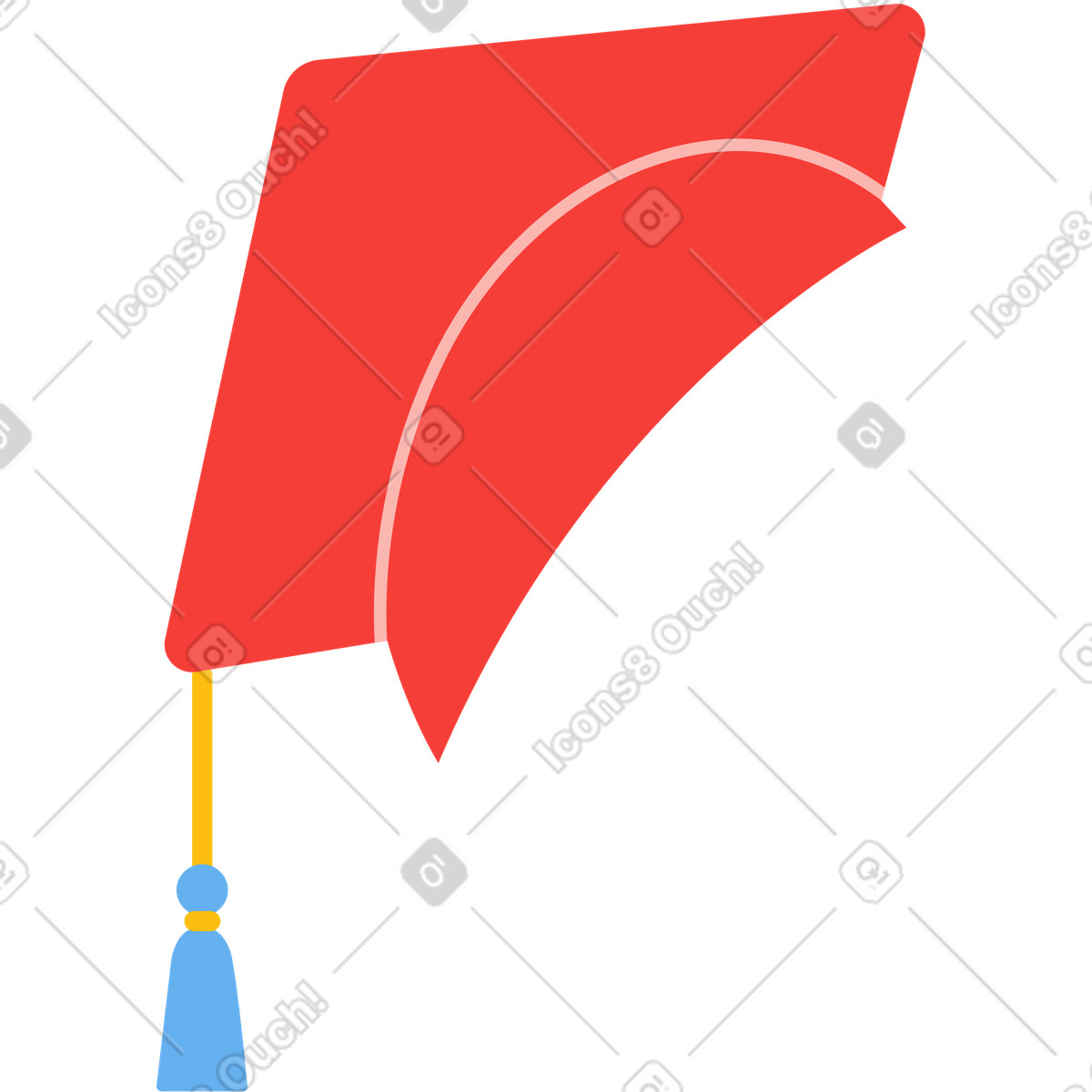 Cap illustration in Sammy style download in PNG, SVG