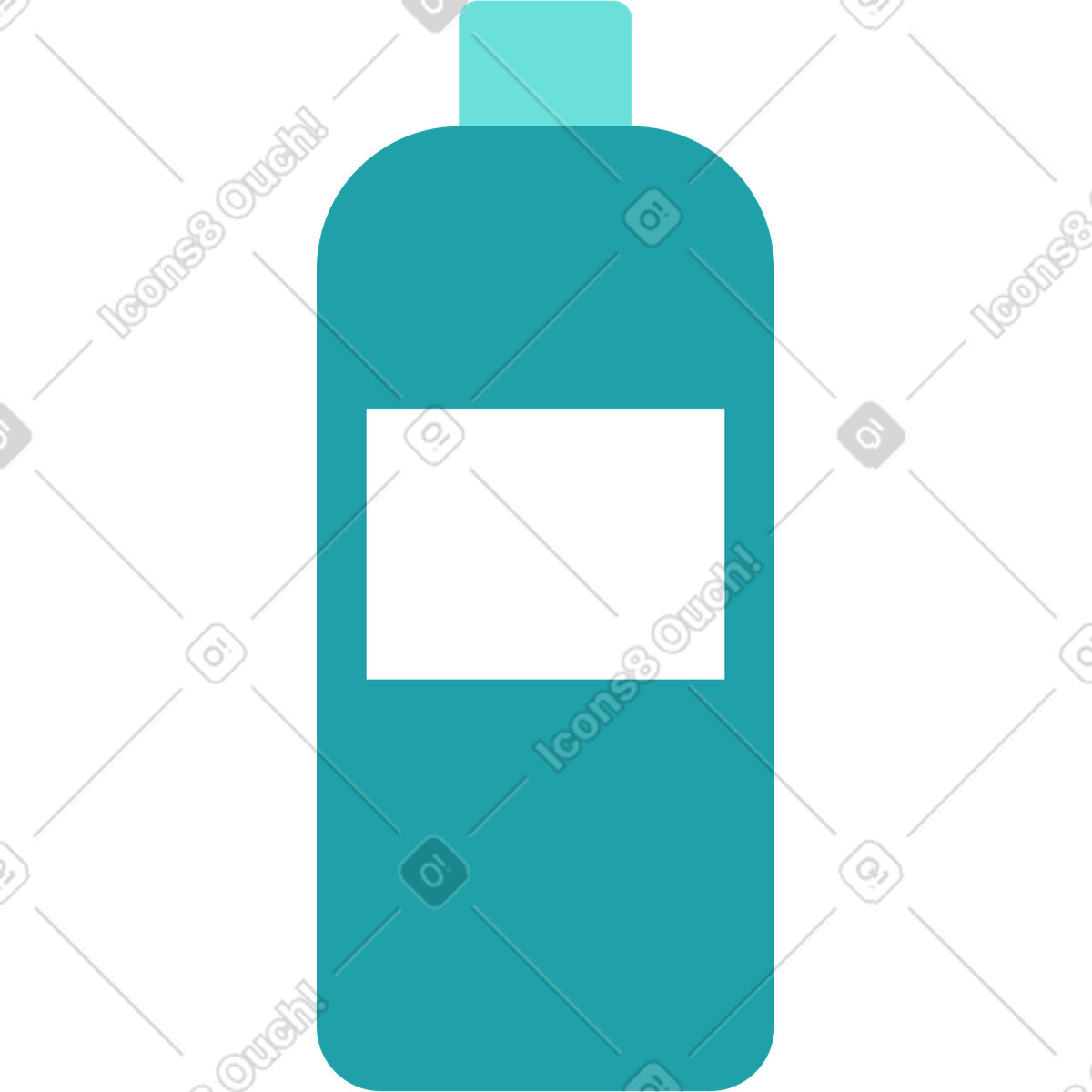 Shampoo-Illustration im Sammy-Stil als Download in PNG, SVG