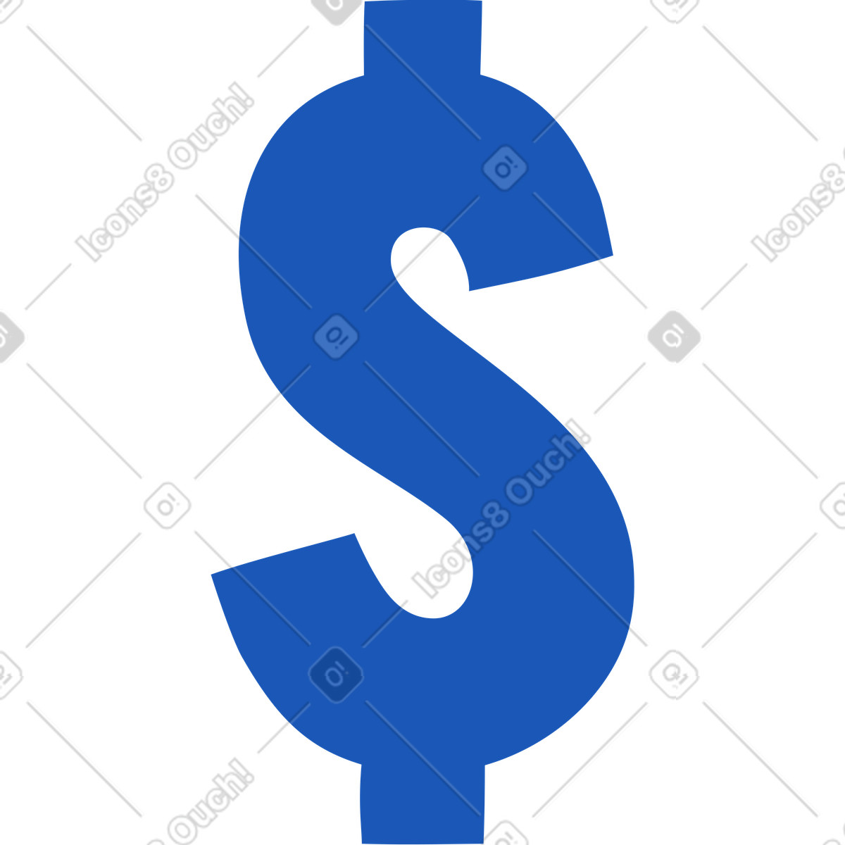 下载 Storyline 风格的 美元符号 插画，支持 PNG、SVG 格式