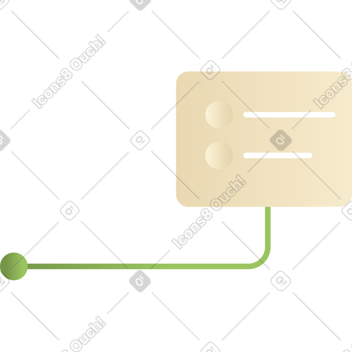 Nota illustrazione in stile Silky scarica in PNG, SVG