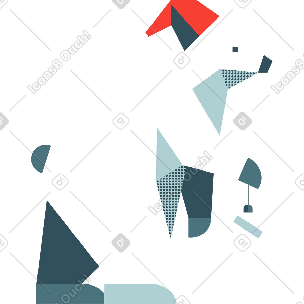 下载 Nordic 风格的 熊 插画，支持 PNG、SVG 格式
