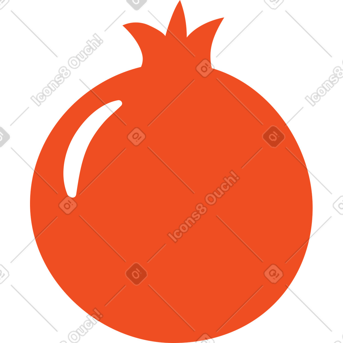 Illustration Grenade dans le style Flame à télécharger aux formats PNG, SVG