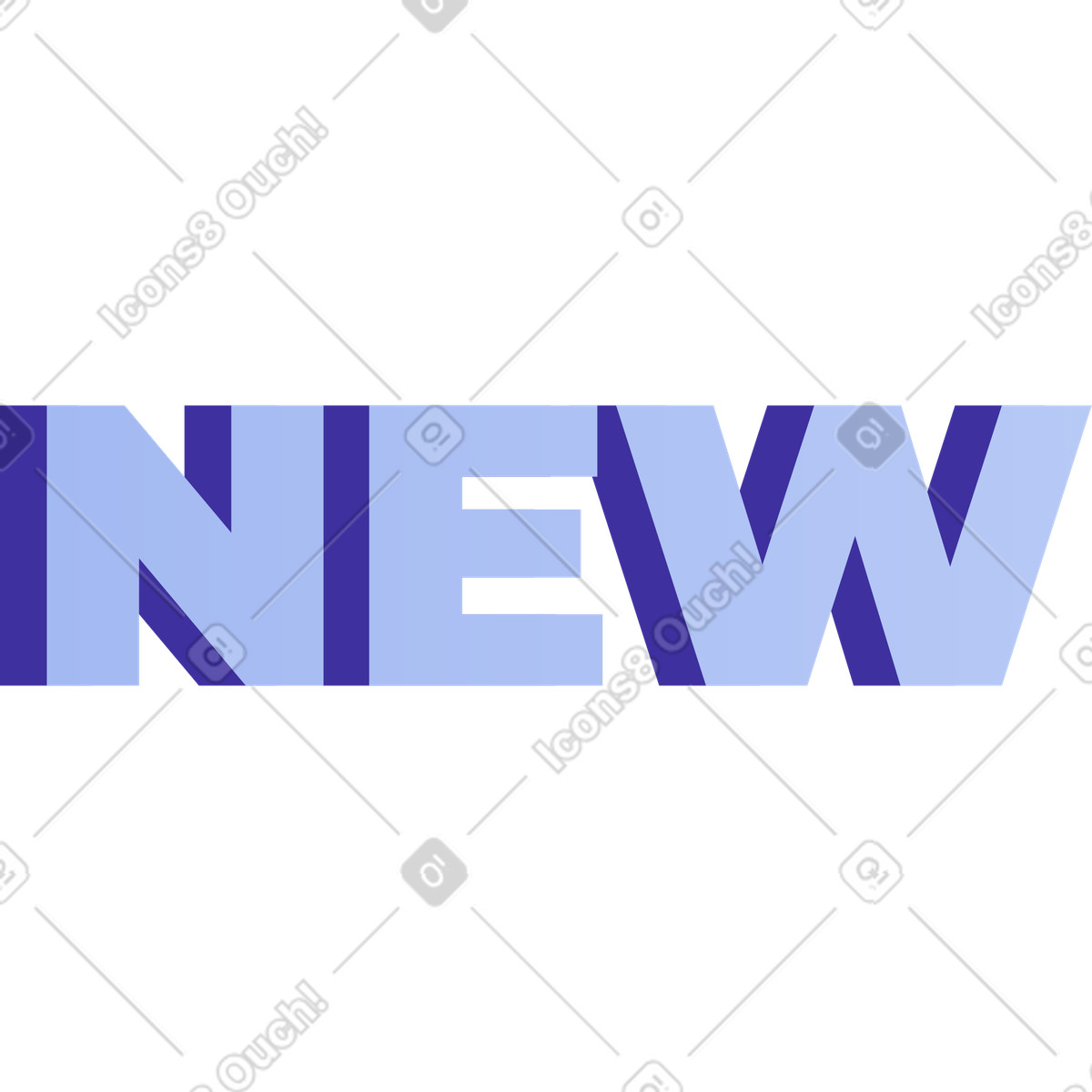 Ilustración Letras de texto nuevo en estilo Levels a descargar en PNG y SVG