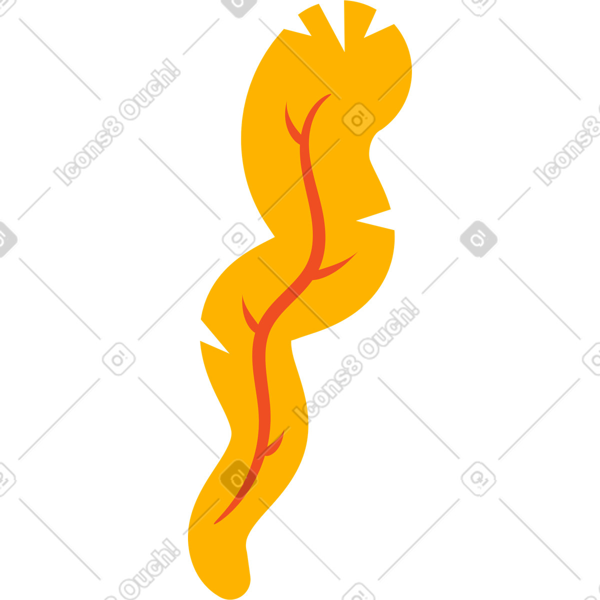 Ilustración Planta en estilo Flame a descargar en PNG y SVG