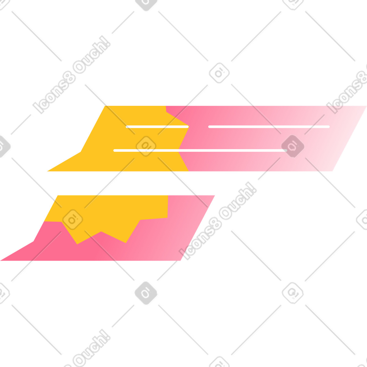 Messages with sun background illustration in Bright style download in PNG, SVG