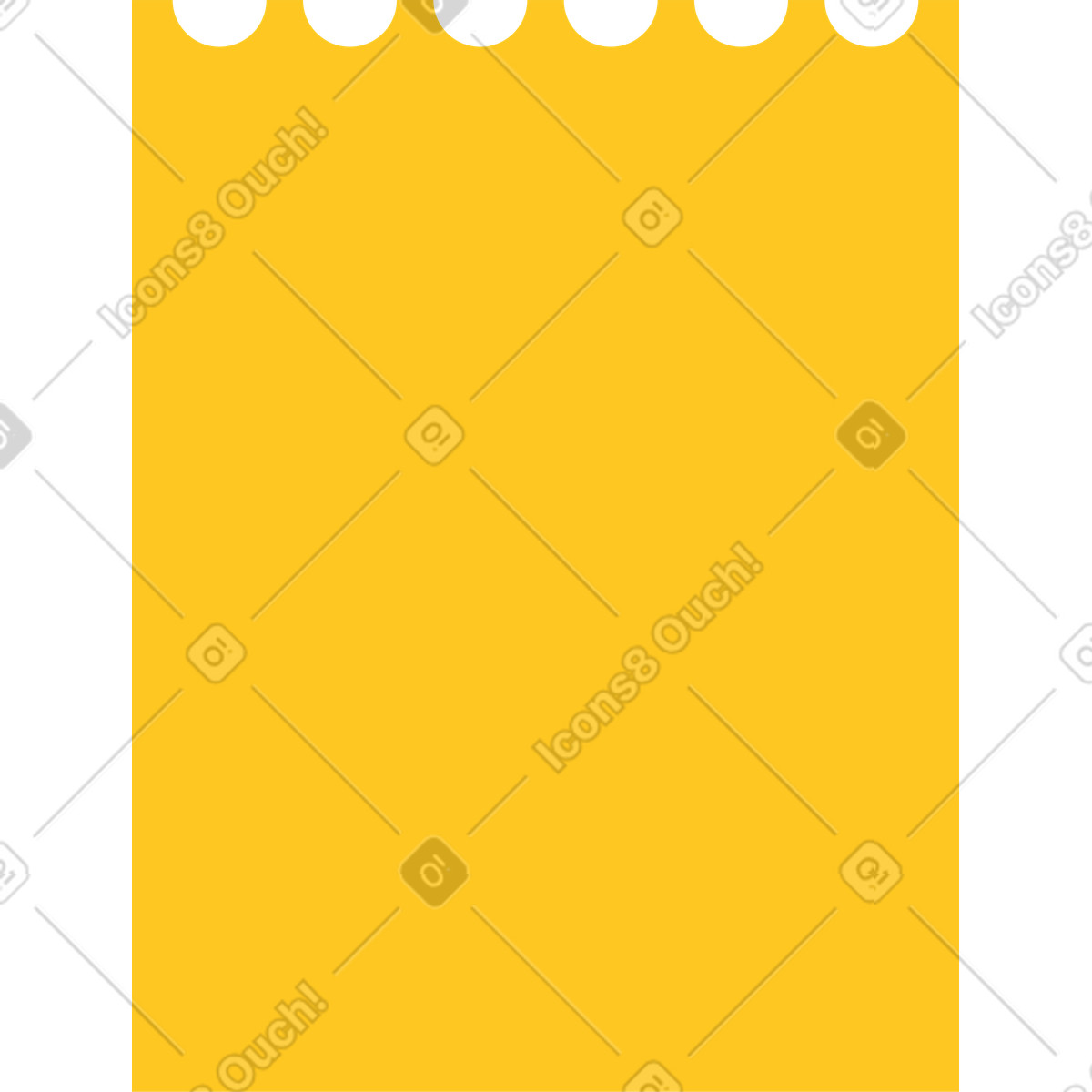 下载 Bright 风格的 笔记本上的一张纸 插画，支持 PNG、SVG 格式