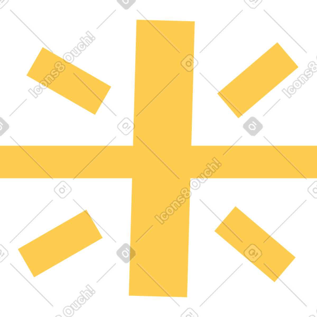Fiocco di neve illustrazione in stile Spot scarica in PNG, SVG