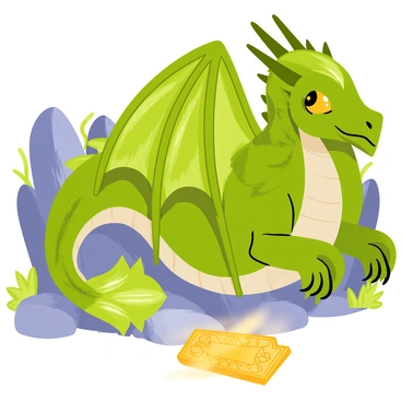 A giant dragon with shimmering emerald scales is slowly awakening from a deep slumber, its large, majestic wings partially unfurled. The dragon's golden eyes are gradually opening, emanating a sense of ancient wisdom. Nearby, a "hearthstone card" is glimmering on the ground, reflecting the light and showcasing intricate designs. The card is surrounded by a soft glow, highlighting its significance in this scene. The background features rocky terrain, with hints of lush greenery peeking through, creating a contrasting environment against the dragon's imposing figure.