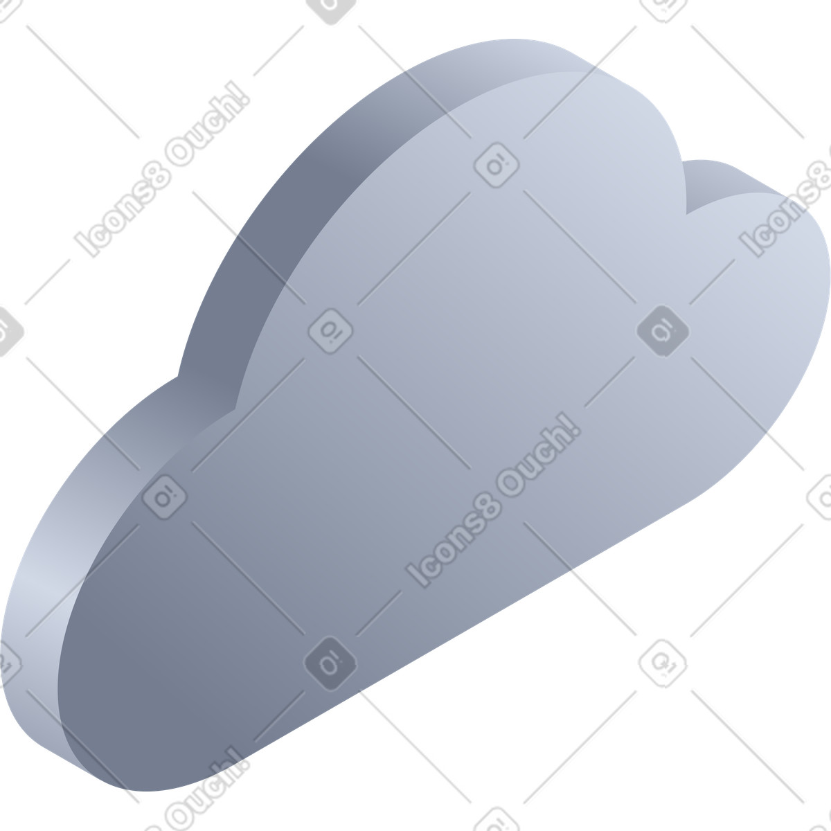 Cloud illustration in PNG, SVG