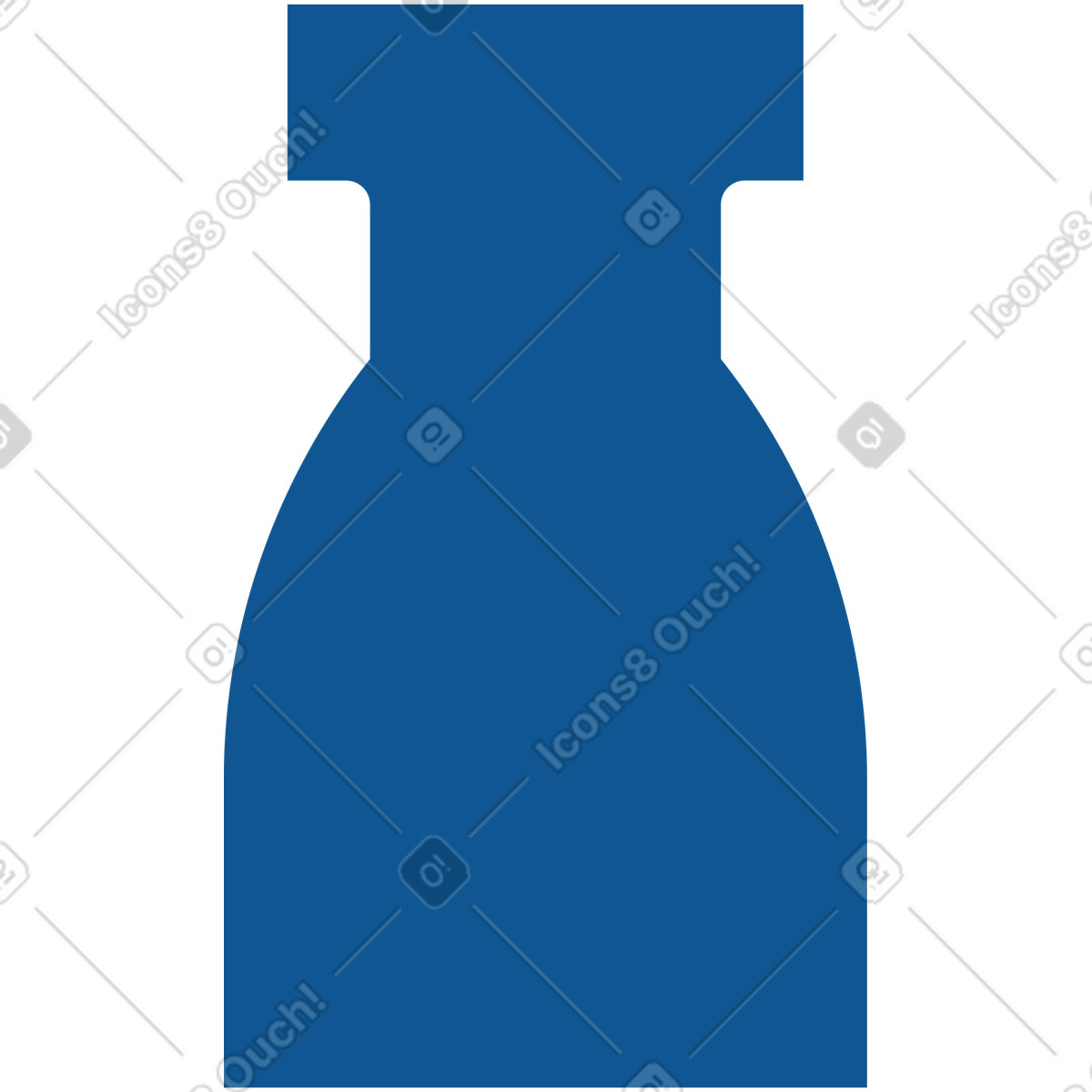 Flasche-Illustration im Polar-Stil als Download in PNG, SVG