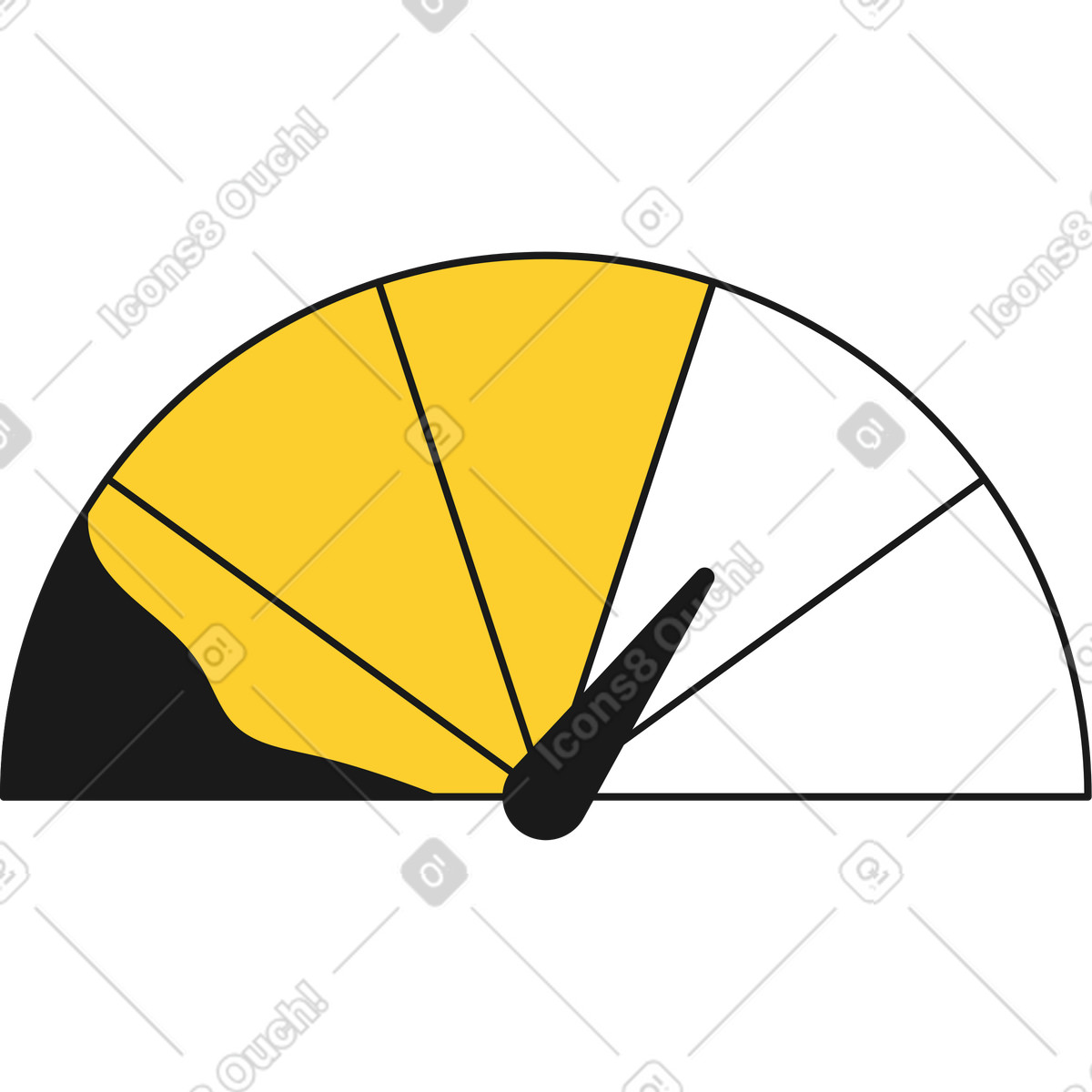 Progress loading bar illustration in PNG, SVG