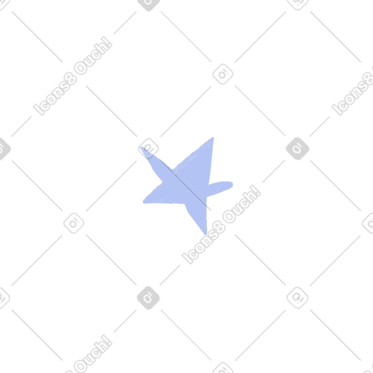Stella illustrazione in stile Atomic scarica in PNG, SVG