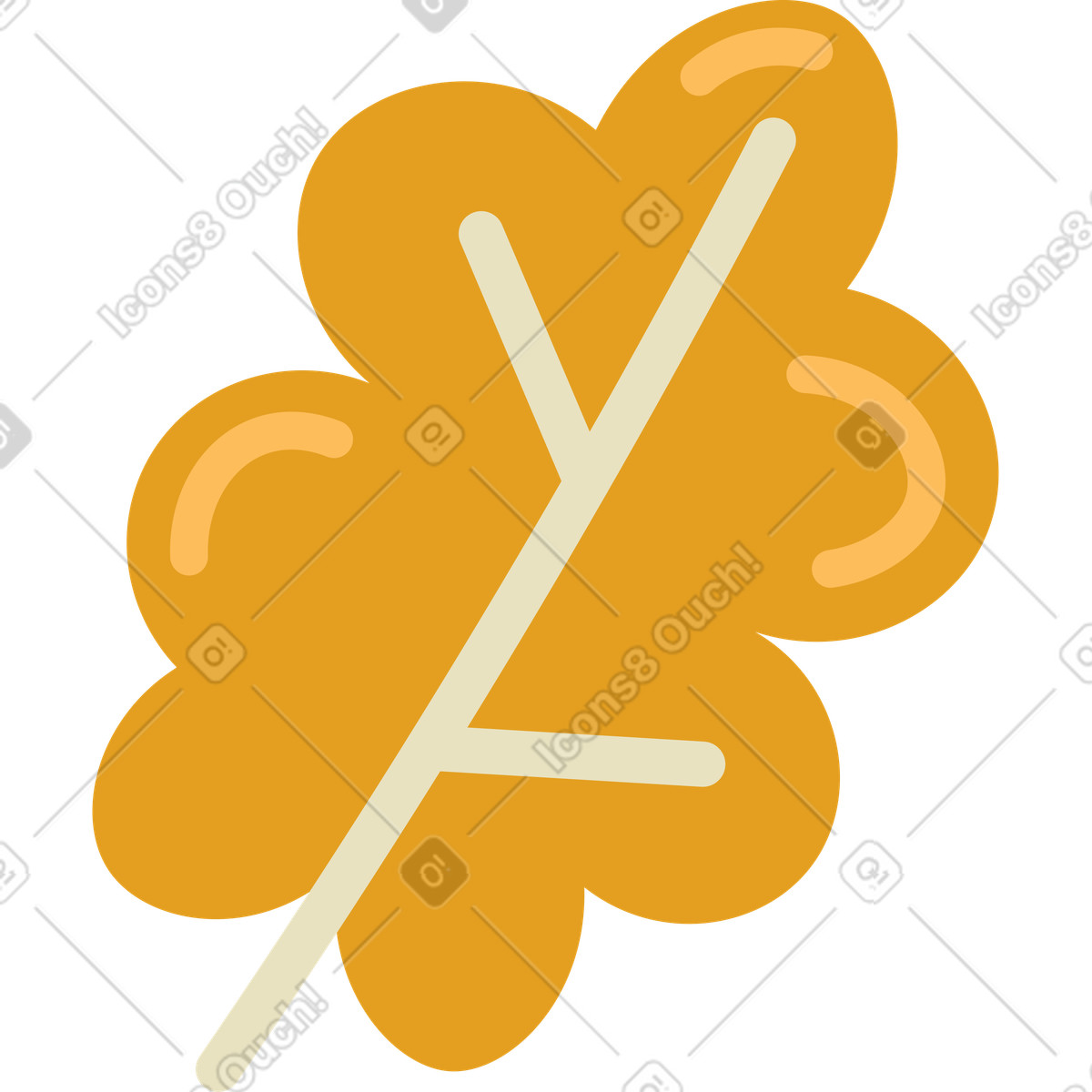 Ilustração de Leaf em no estilo Arabica para baixar em PNG, SVG