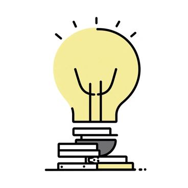 A light bulb, glowing softly, is positioned directly above a neatly arranged stack of coins. The coins are shiny and varied in size, reflecting the light from the bulb. The stack of coins is placed on a simple, flat surface, emphasizing the concept of saving and investing. The light bulb symbolizes bright ideas and inspiration, creating a visual connection to financial growth and strategy.