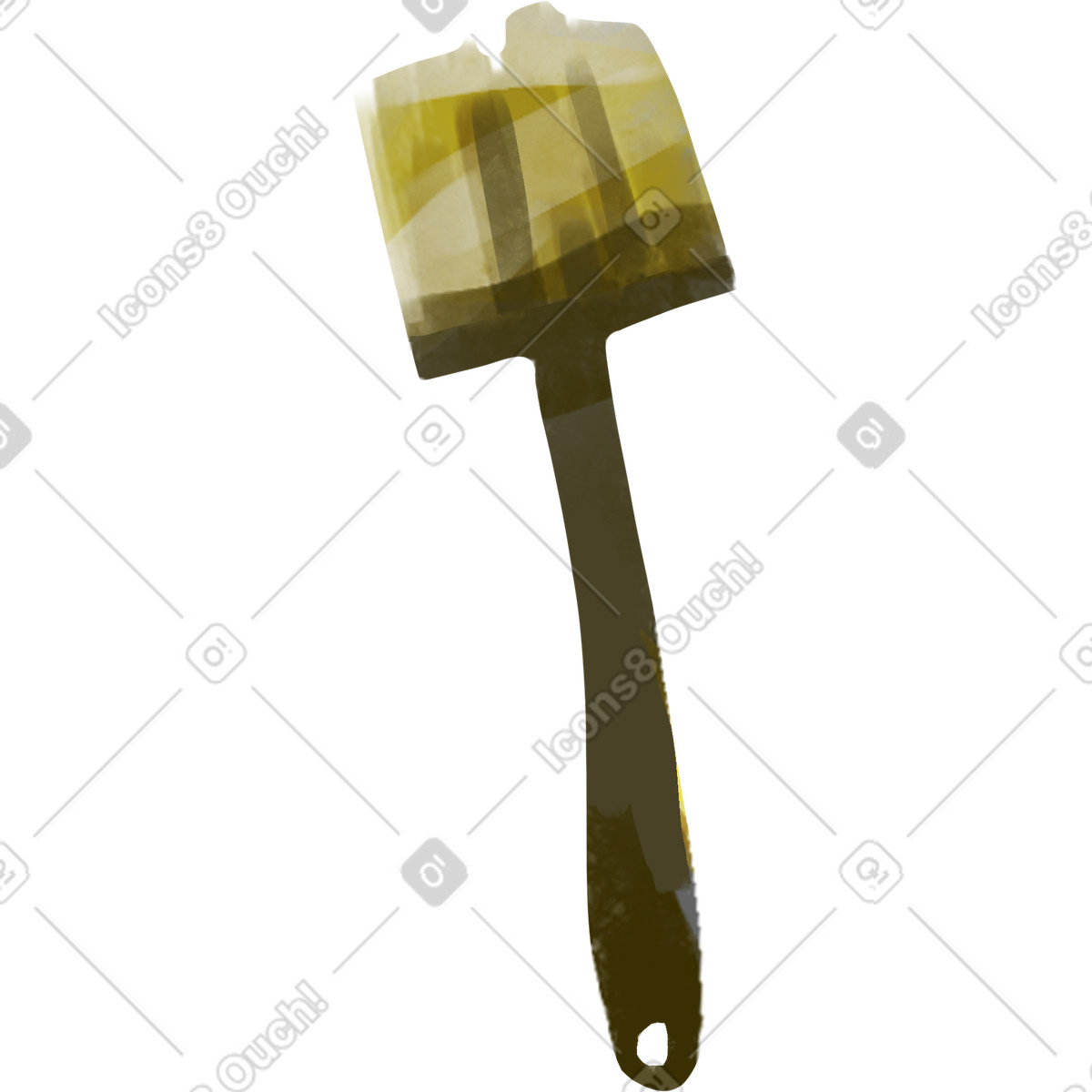 Illustration Wide brush dans le style Atomic à télécharger aux formats PNG, SVG