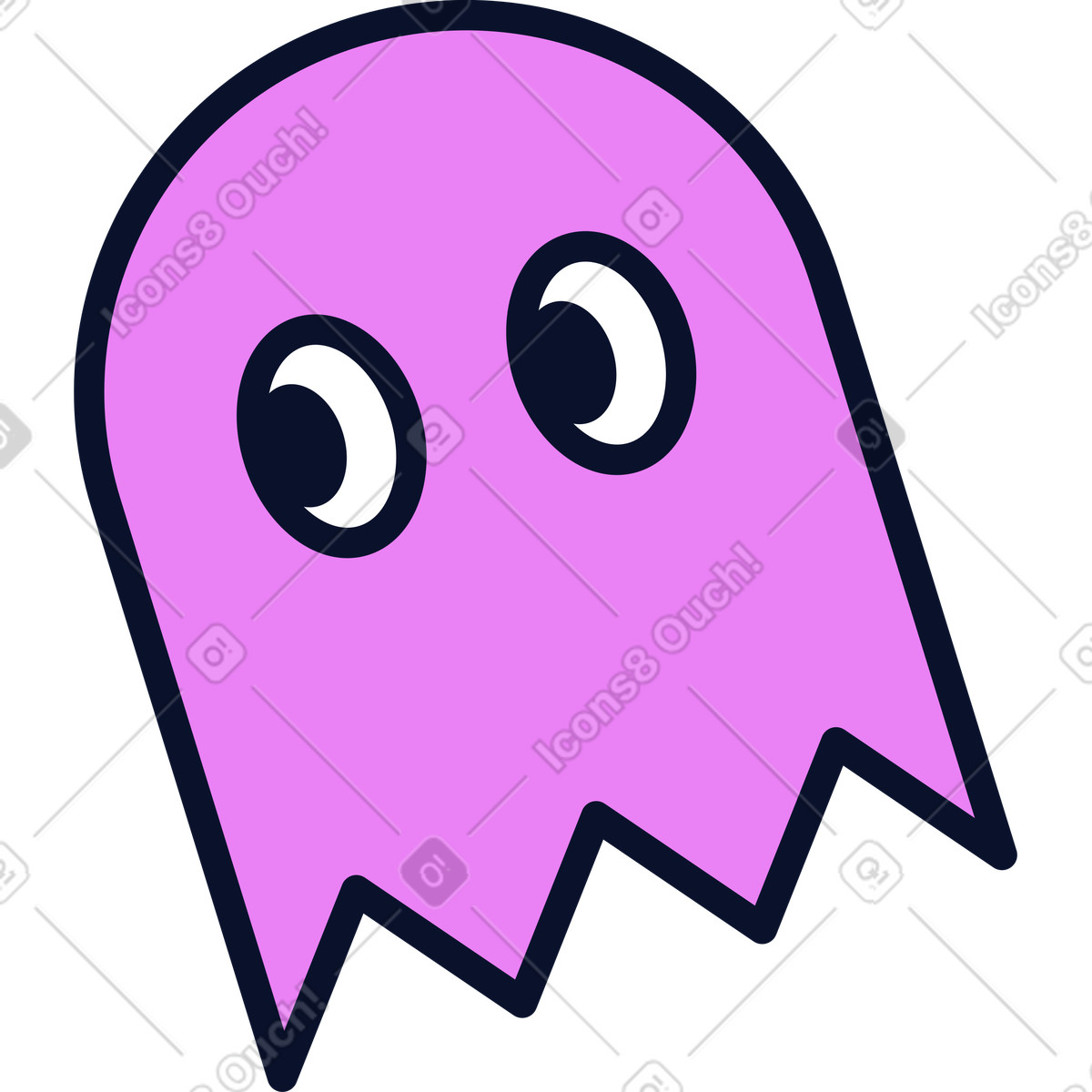 Flexy スタイルの 幽霊 のイラストをPNG、SVG形式でダウンロード