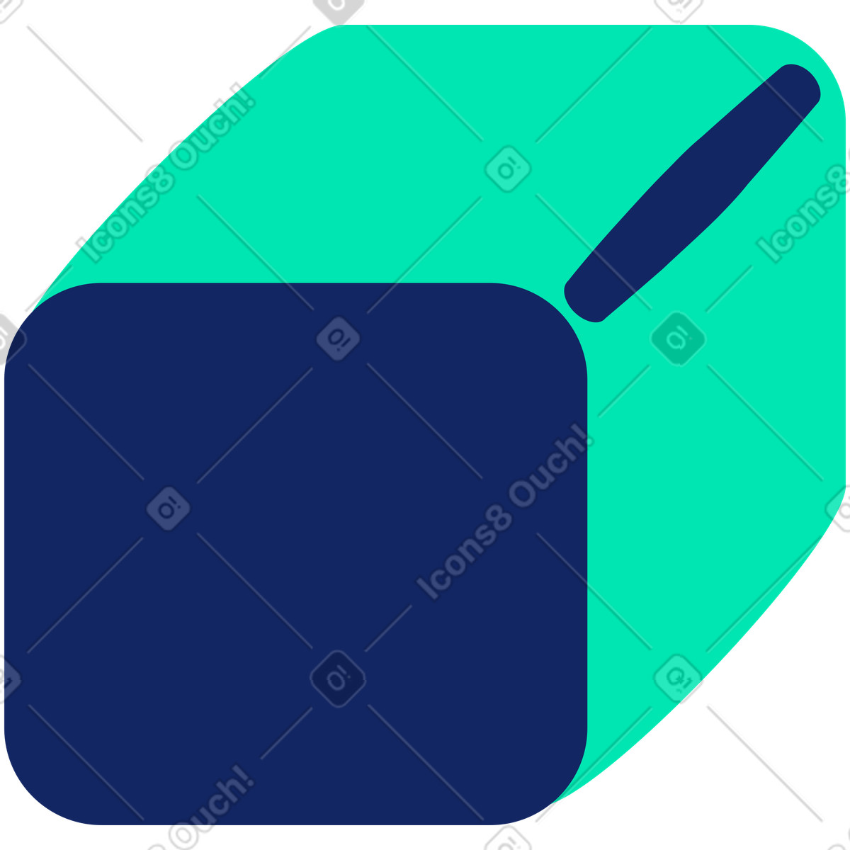 Ilustración Punto en estilo Cyborg a descargar en PNG y SVG
