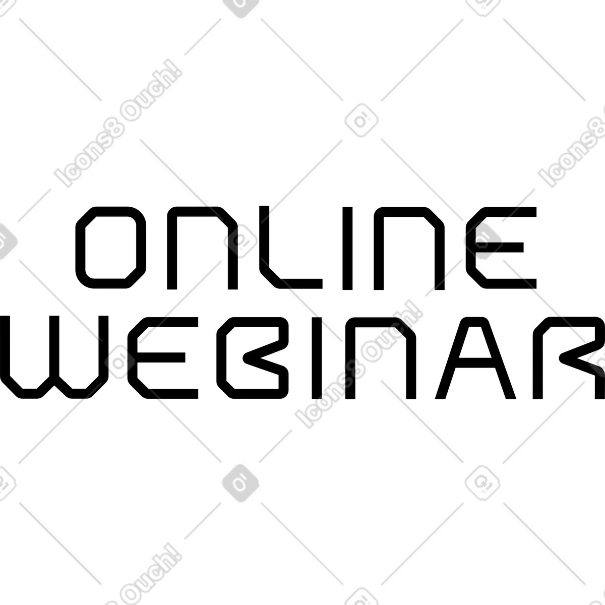 Online webinar illustration in Space style download in PNG, SVG