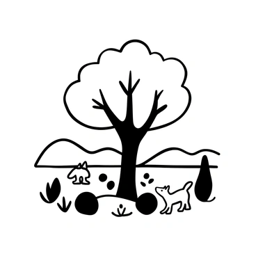 A flat illustration being transformed into a 3D-looking design