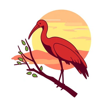 Scarlet ibis