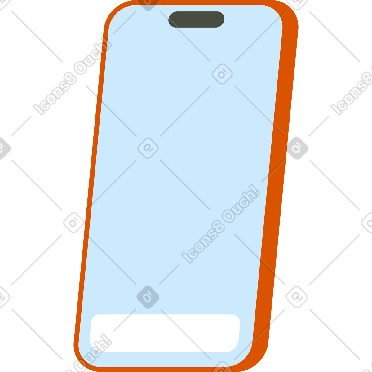 Ilustración Teléfono en estilo Vector a descargar en PNG y SVG