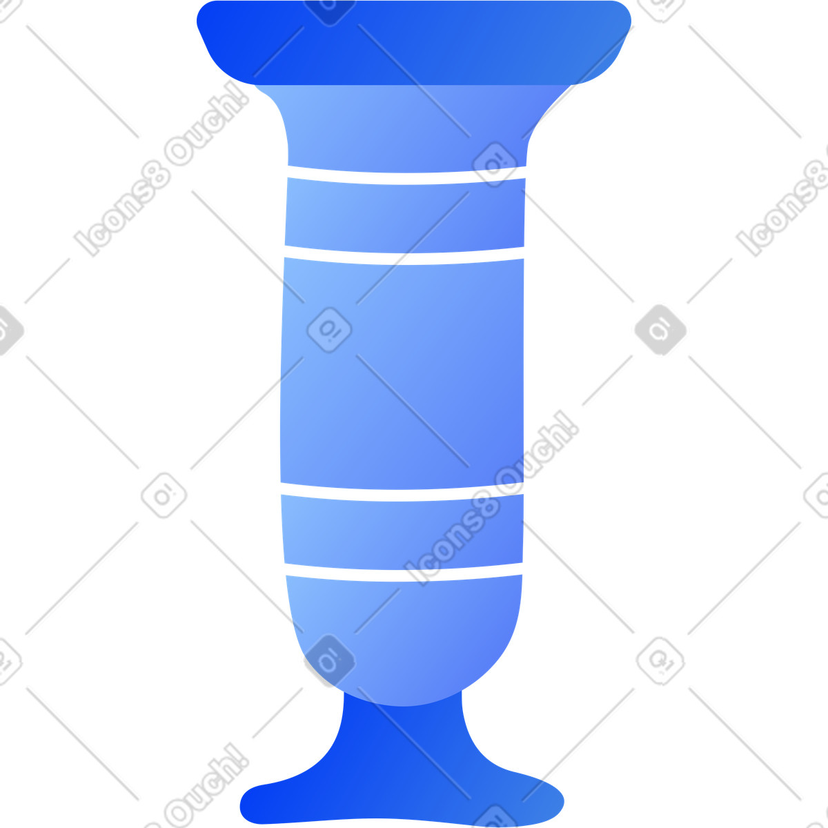 Vaso di fiori illustrazione in stile Buddy scarica in PNG, SVG