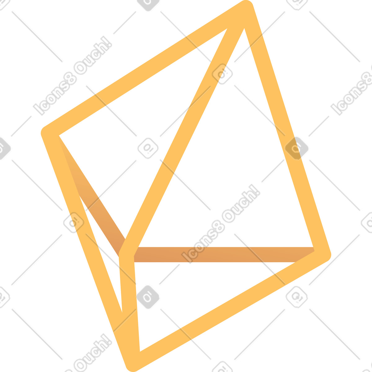 Ottaedro lineare illustrazione animata in stile Colors scaricabile in GIF, Lottie (JSON), AE