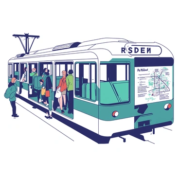 A group of people is boarding a vintage Paris Metro train. The train features ornate details, adorned with classic Parisian subway art that includes elegant lettering and whimsical designs. The interior is lined with teal and white seats, while the opposite side displays a large vintage map of the metro system. Some passengers are carrying colorful bags, and others are engaged in conversation, creating a lively atmosphere. The train doors are wide open, allowing a view of the bustling platform where commuters are waiting.