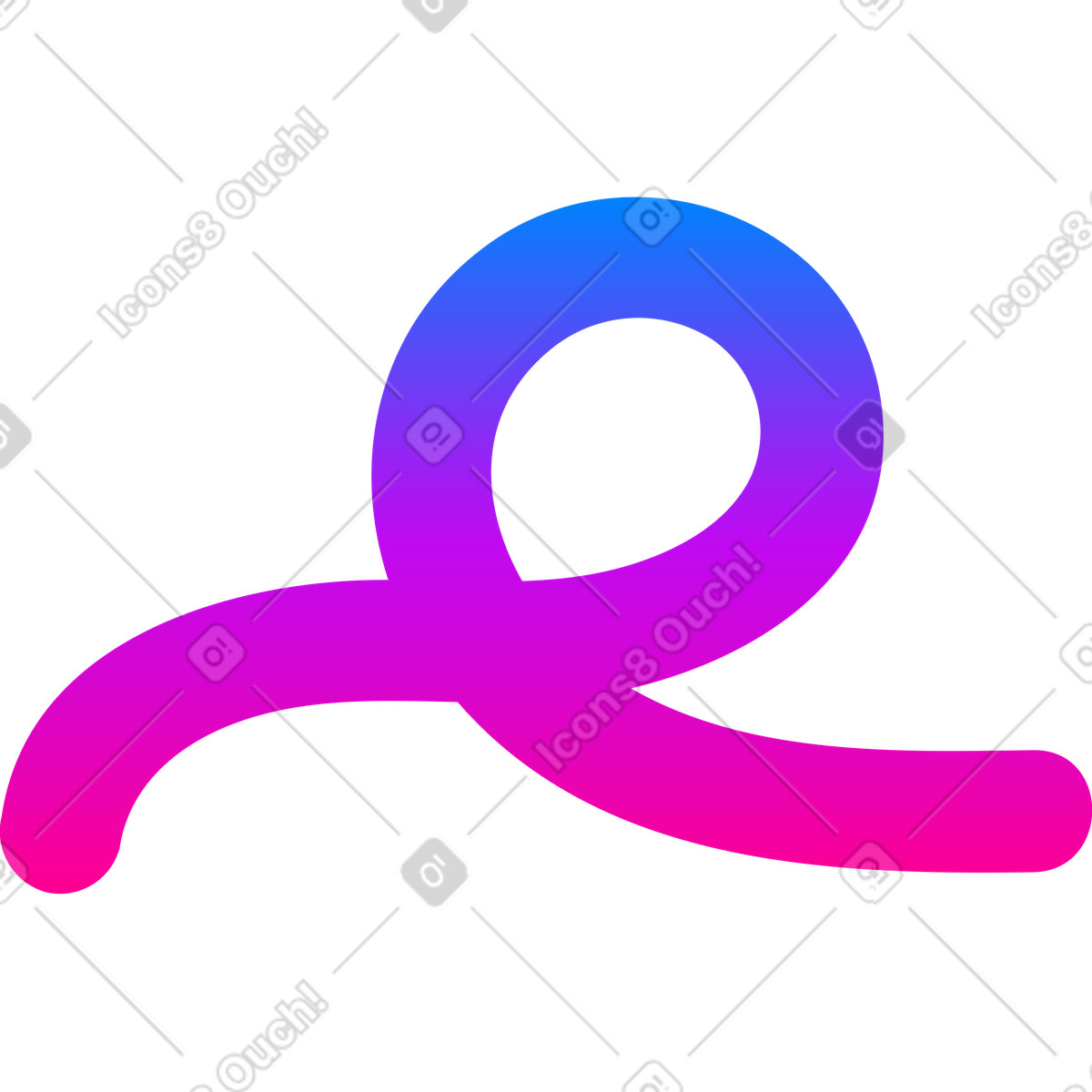 Anello di linea illustrazione in stile Vibrant scarica in PNG, SVG