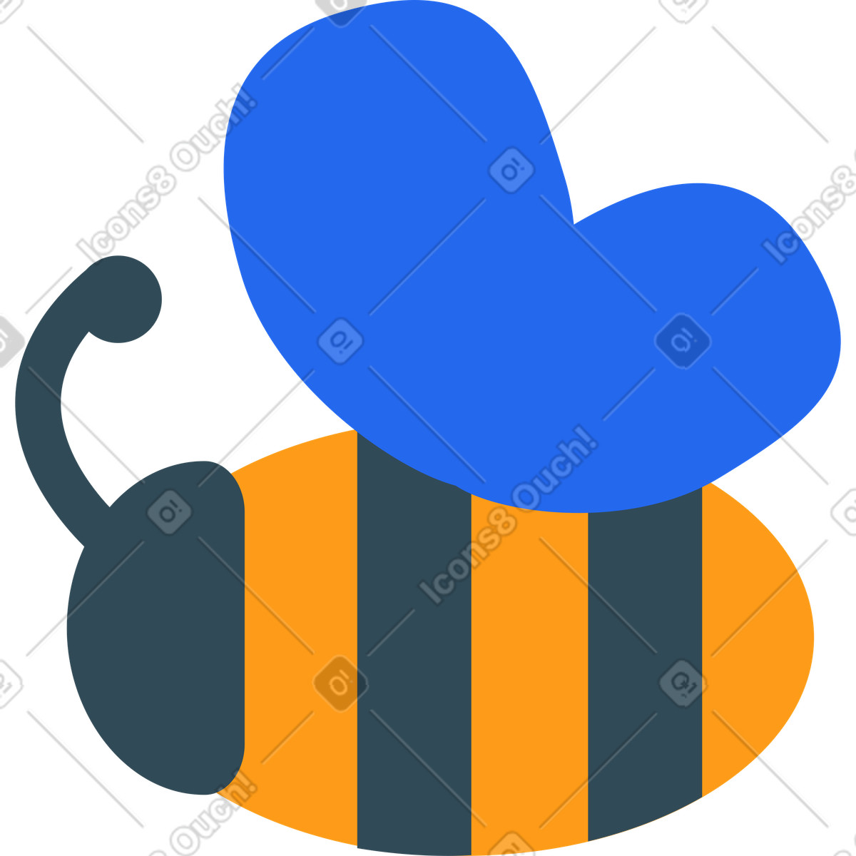 Bee illustration clipart featuring vibrant designs for bees graphic illustrations